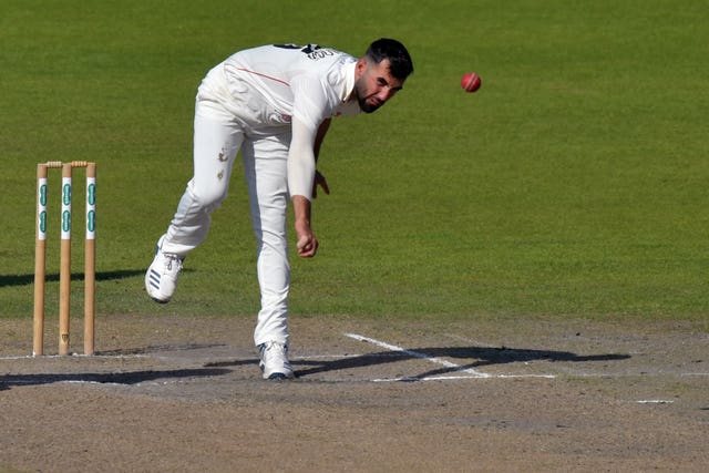 Saqib Mahmood adds to the competition for places in England's Twenty20 squad (Anthony Devlin/PA)