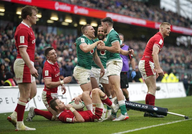 Andrew Conway helped Ireland brush aside Wales