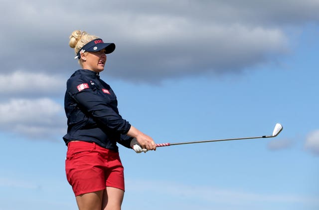 Charley Hull struck up a fine partnership with Georgia Hall 