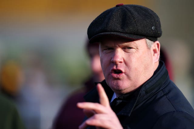 Trainer Gordon Elliott was on the scoresheet at Punchestown