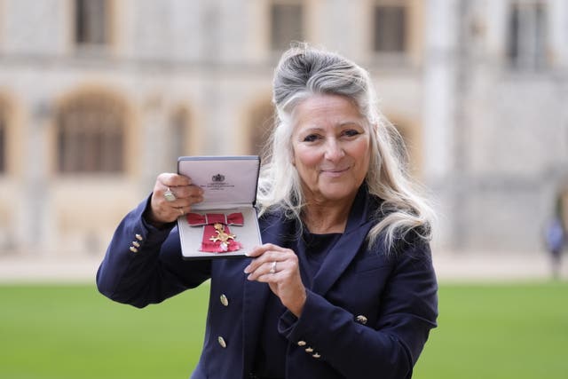 Prof Lenga receives the honour from the Princess Royal