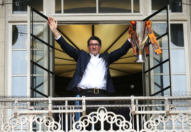 Mick Harford helped take the Hatters up into the Championship 