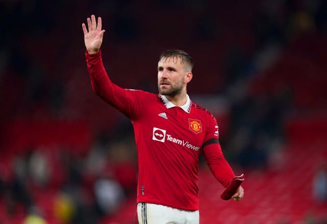 Shaw has had an impressive season under new United boss Erik ten Hag