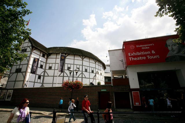 General view of The Globe Theatre