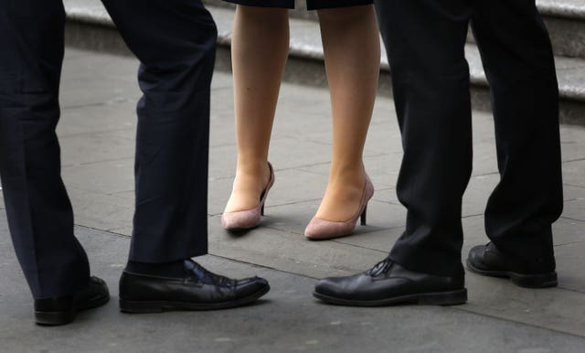 Office workers in the City of London (Philip Toscano/PA)