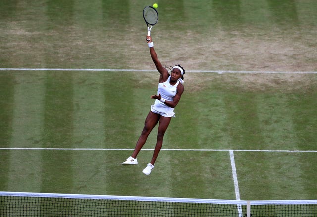 Gauff is into the fourth round at Wimbledon
