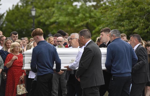 Malaga crash funeral