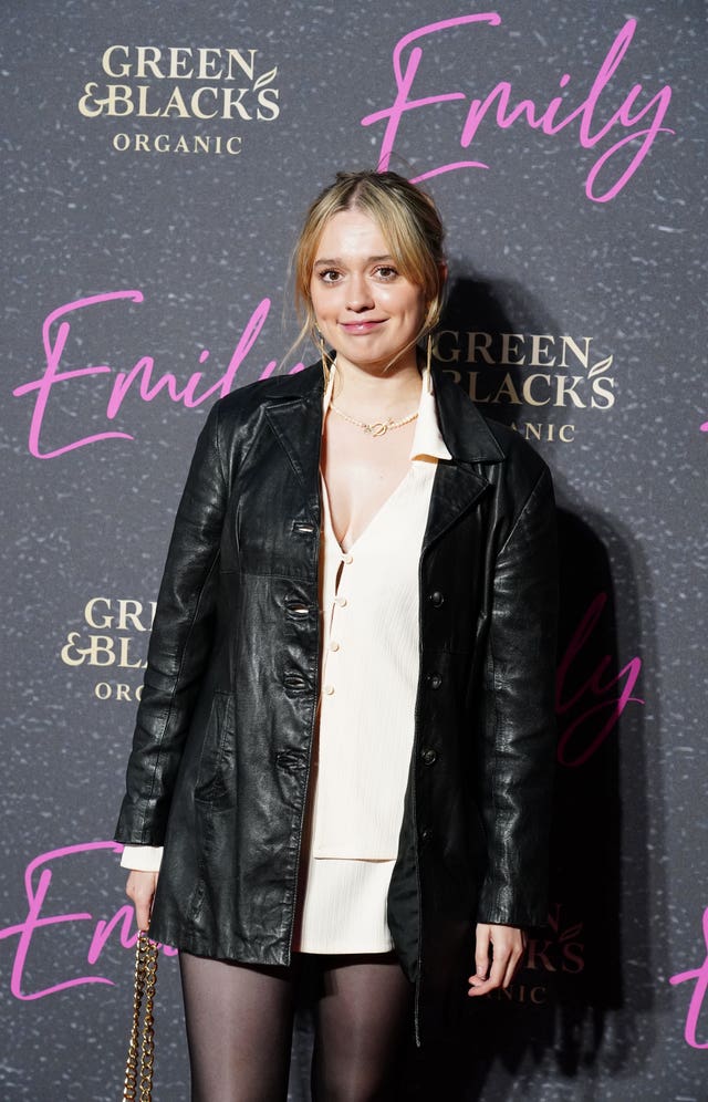 Aimee Lou Wood at the UK premiere of Emily in London