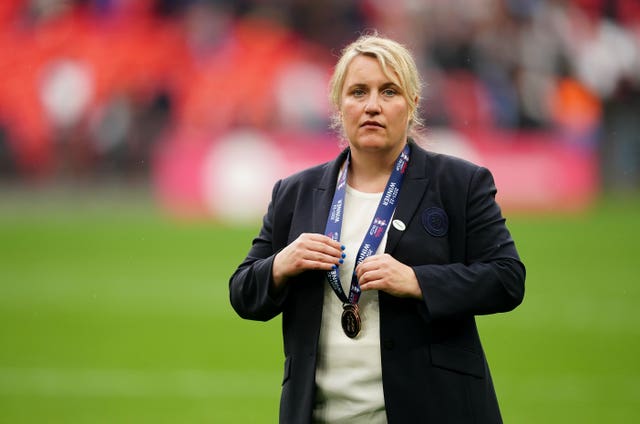 Emma Hayes says the whole of women’s football benefits from Blues’ Wembley win