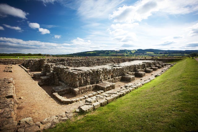 Ruins of the Roman town of Corbridge