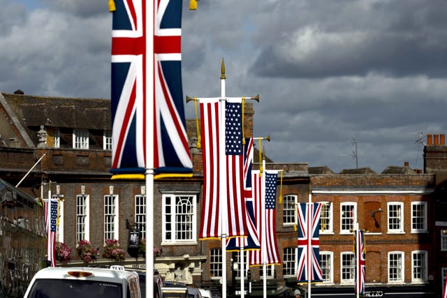 UK and US flags