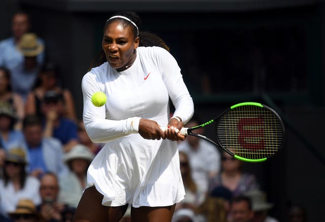 Serena Williams was at her power-hitting best