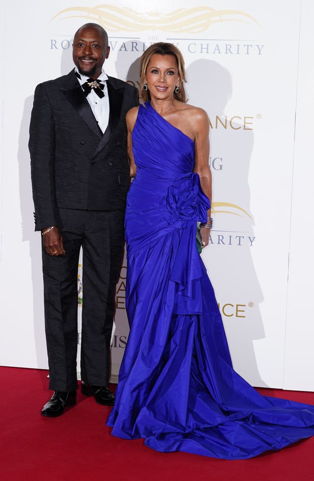 Vanessa Williams and Matt Henry arrive for the Royal Variety Performance at the Royal Albert Hall