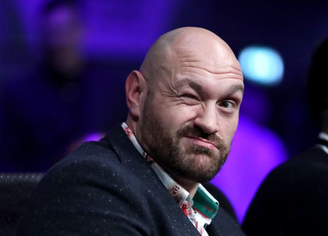 Tyson Fury, pictured, settled his rivalry with Deontay Wilder last October (Kieran Cleeves/PA)