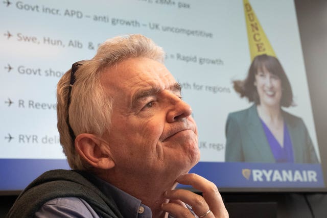 Ryanair chief executive Michael O’Leary 
