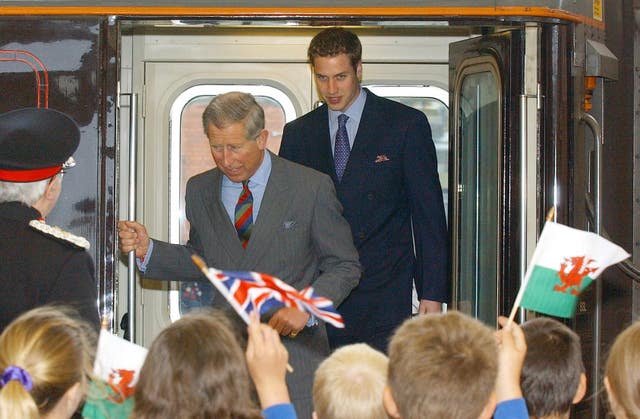 Prince William and the Prince of Wales