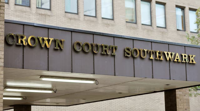 A general view of the front entrance to Southwark Crown Court