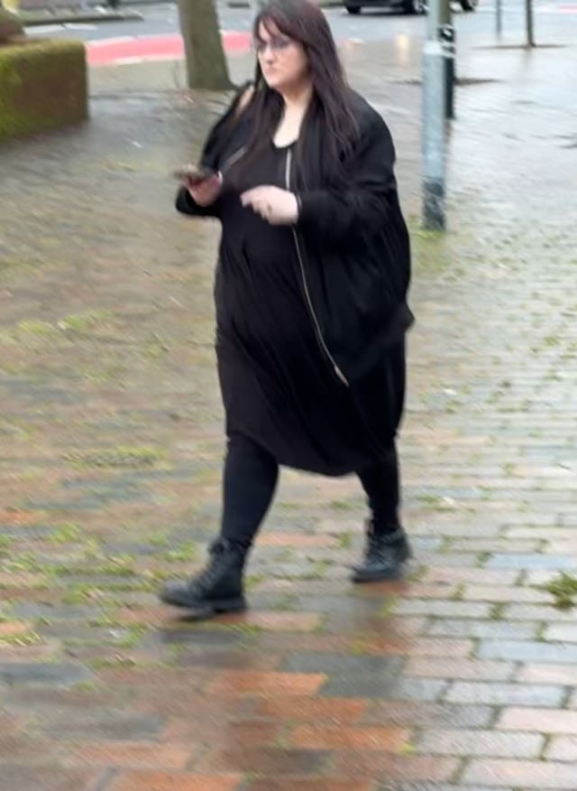 Hayley Bell leaves Portsmouth Crown Court 