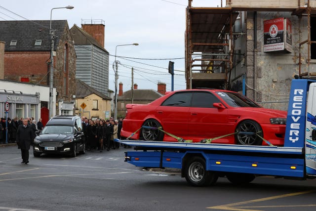 Dylan Commins funeral