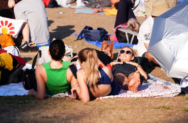 Spectators in the queue on day two of the 2025 Wimbledon Championships