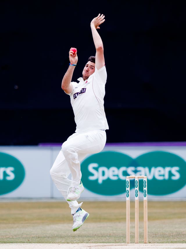 Somerset’s Jamie Overton took five wickets against Glamorgan