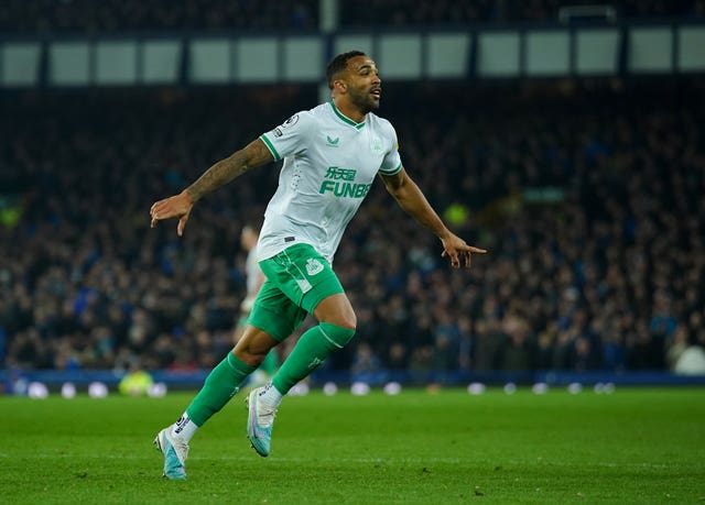 Callum Wilson (pictured) and Alexander Isak are competing for a starting berth in the Newcastle team