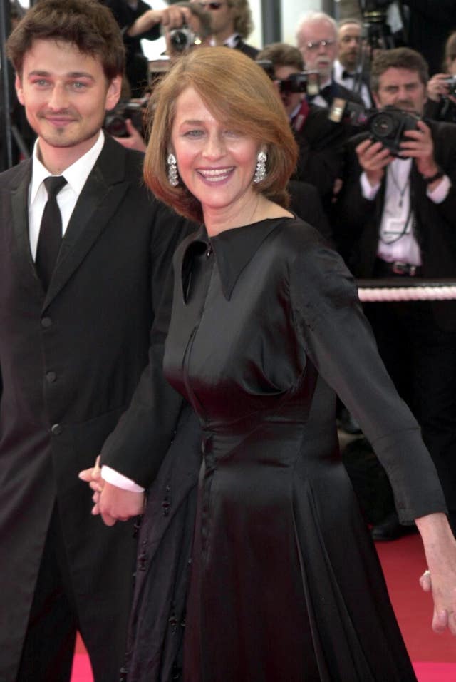 Charlotte Rampling arrives at the premiere of the Director’s Cut of Apocalypse Now at the 54th Cannes Film Festival 