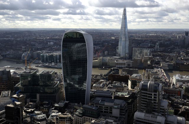 The Walkie Talkie building is prominent on the London Skyline (Chris Radburn/PA)