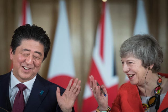 Shinzo Abe visit to UK