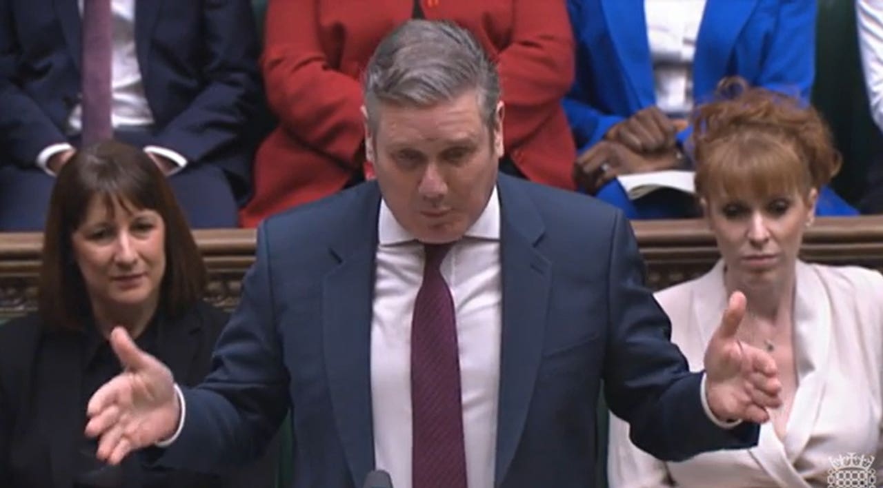 Sunak leading a party ‘addicted to sleaze and scandal’, claims Starmer ...