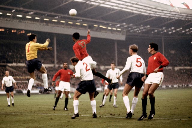 England came through against a Portugal side including Eusebio in 1966 (PA)
