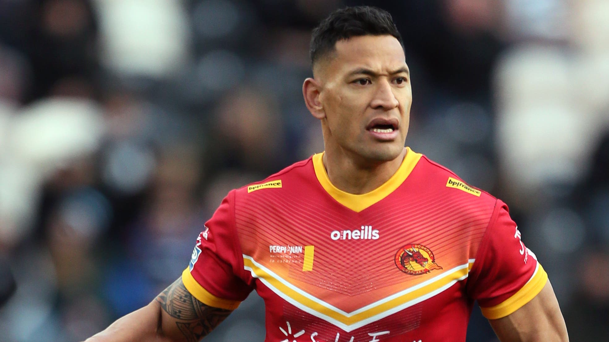 Catalans Dragons In Constant Dialogue With Israel Folau Bt Sport