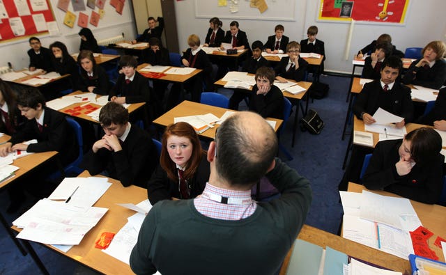 A decision on keeping schools open would need to be taken (David Davies/PA)
