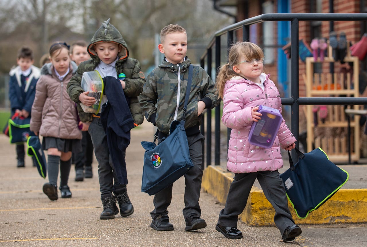 In england children go to school. Children go to School. What children in England do after School.