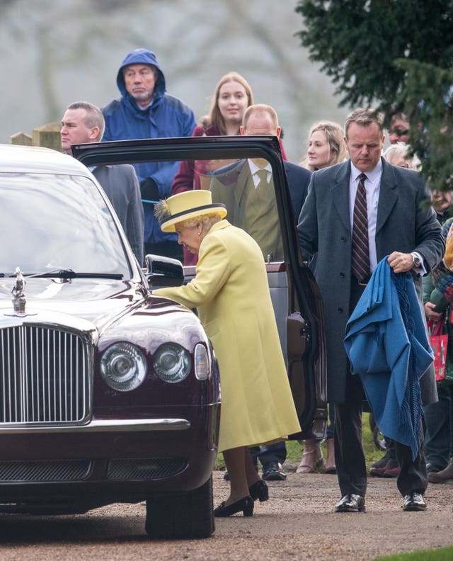 The Queen at Sandringham