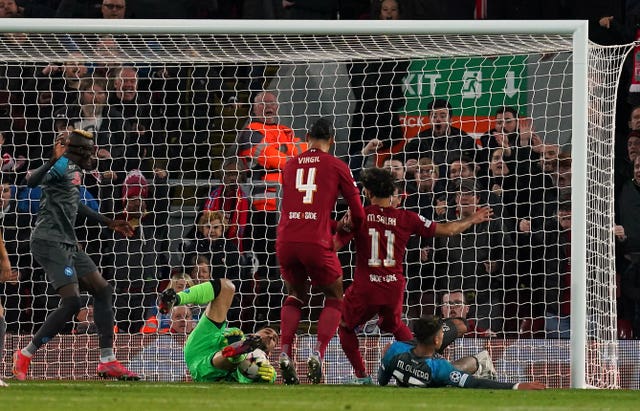 Mohamed Salah puts Liverpool ahead at Tottenham