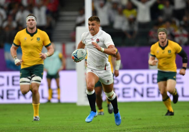 Henry Slade slotted in at full-back