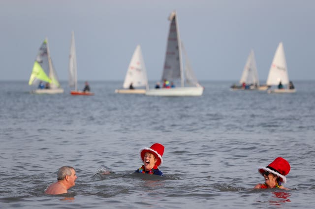 New Year’s Day swim