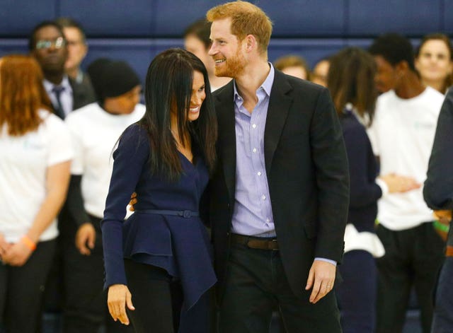 Harry and Meghan attending the Coach Core Awards