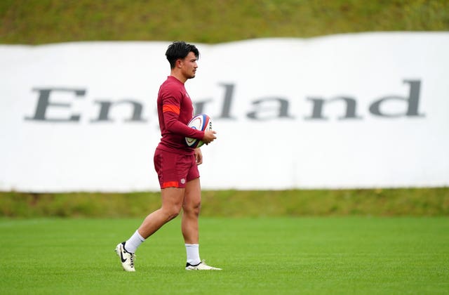 England’s Marcus Smith during a training session at Pennyhill Park