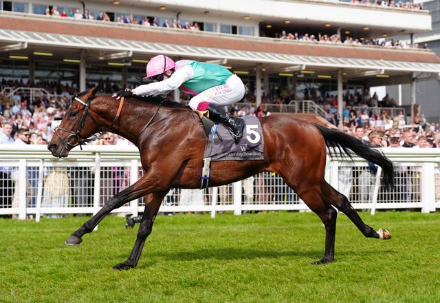 Jonquil strode out impressively to the line 