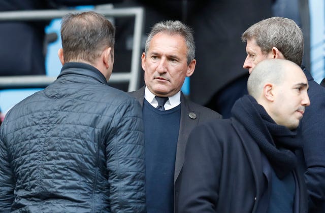 Manchester City's director of football Txiki Begiristain in the crowd