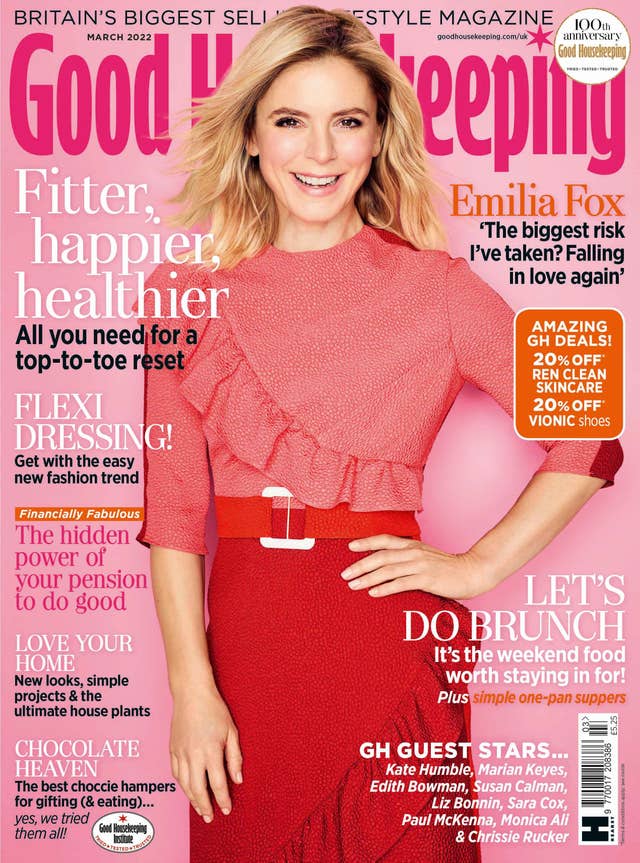 Emilia Fox in Good Housekeeping