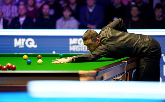 Ronnie O’Sullivan eased his way into the final 