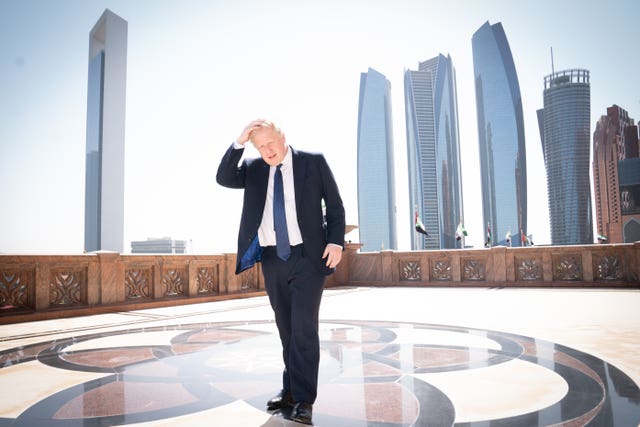 Boris Johnson visit to the UAE and Saudi Arabia