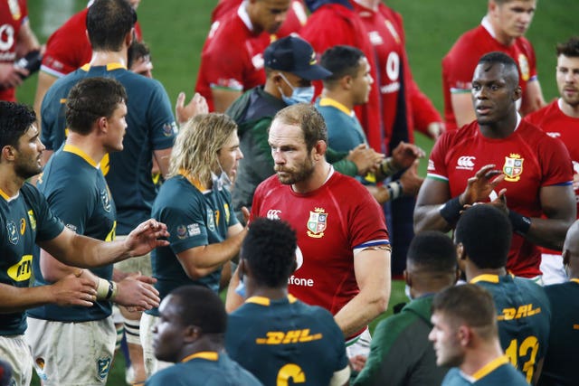 Alun Wyn Jones' Lions suffered defeat to South Africa last weekend