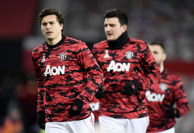 Victor Lindelof, left, and Harry Maguire, right, have been the preferred defensive duo for Man Utd