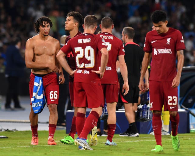 Liverpool suffered a humbling night in Naples 