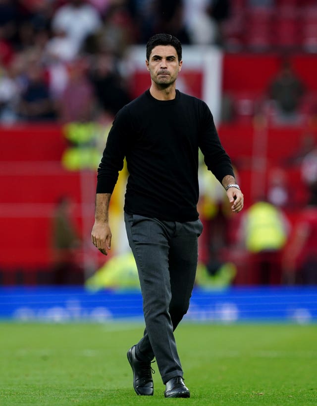 Arsenal manager Mikel Arteta 