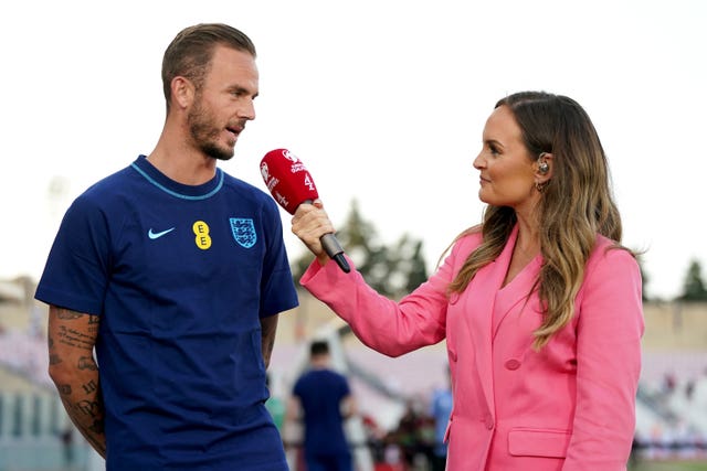 Kelly Somers with James Maddison